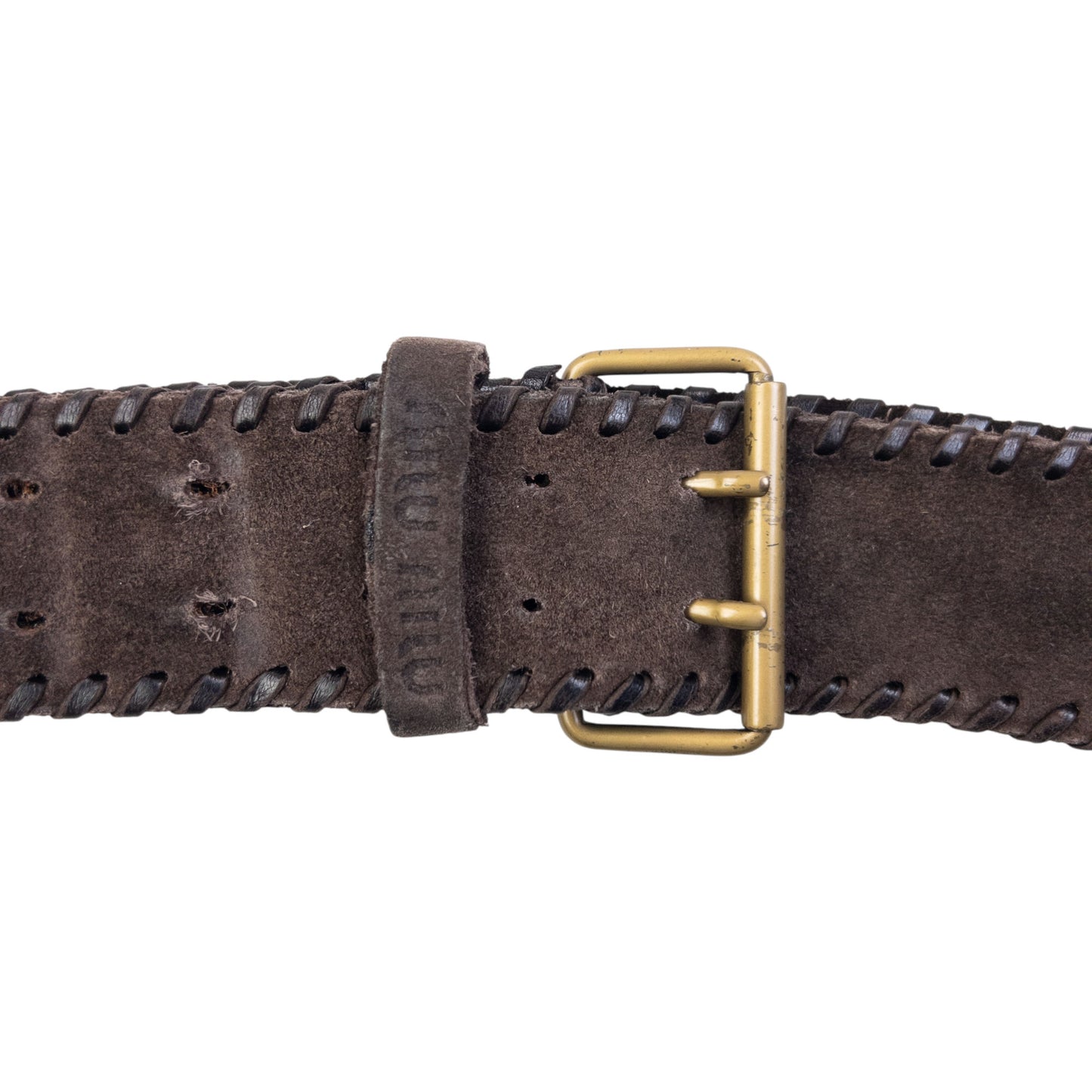 Vintage 2000s Miu Miu Suede Leather Belt Size L