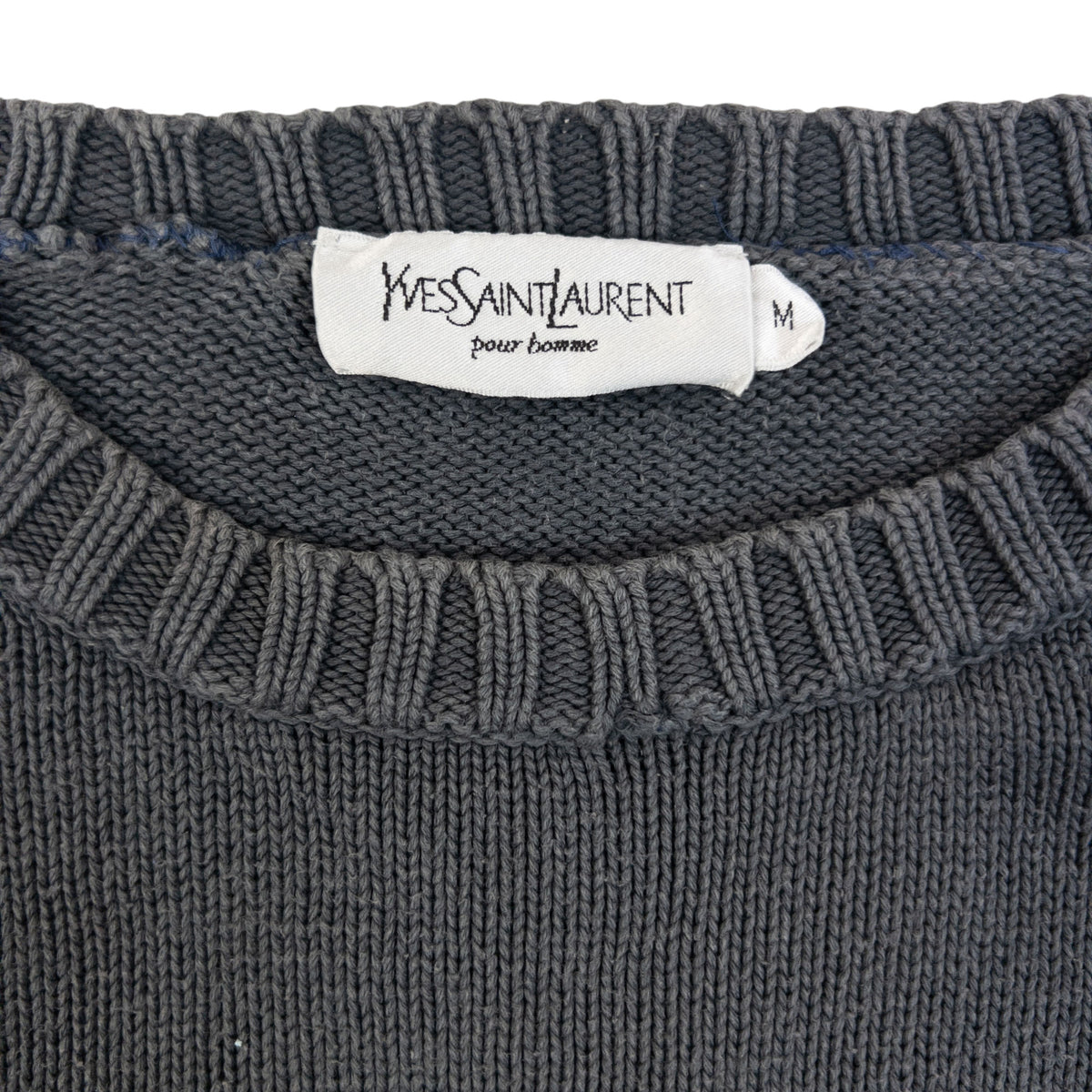 Vintage 2000s YSL Yves Saint Laurent Knit Jumper Size L