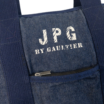 Vintage 2000s Jean Paul Gaultier JPG Denim Shoulder Bag