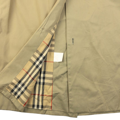 Vintage 90  Burberry Nova Check Lined Belt Waist Trench Jacket Womens Size M