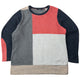Vintage 90s Yohji Yamamoto Colour Block Fleece Sweatshirt Size XS