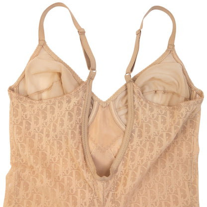 Vintage 90s Dior Lingerie Monogram Lace Bodysuit Womens Size M