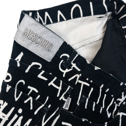Vintage 2000s Moschino Alphabet Skirt Womens Size W26