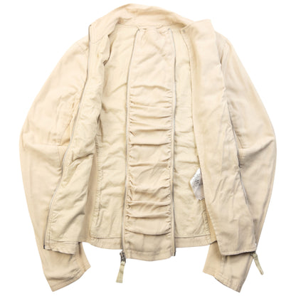 Vintage 2000s Armani Exchange Double Zip Ruched Jacket Womens Size M