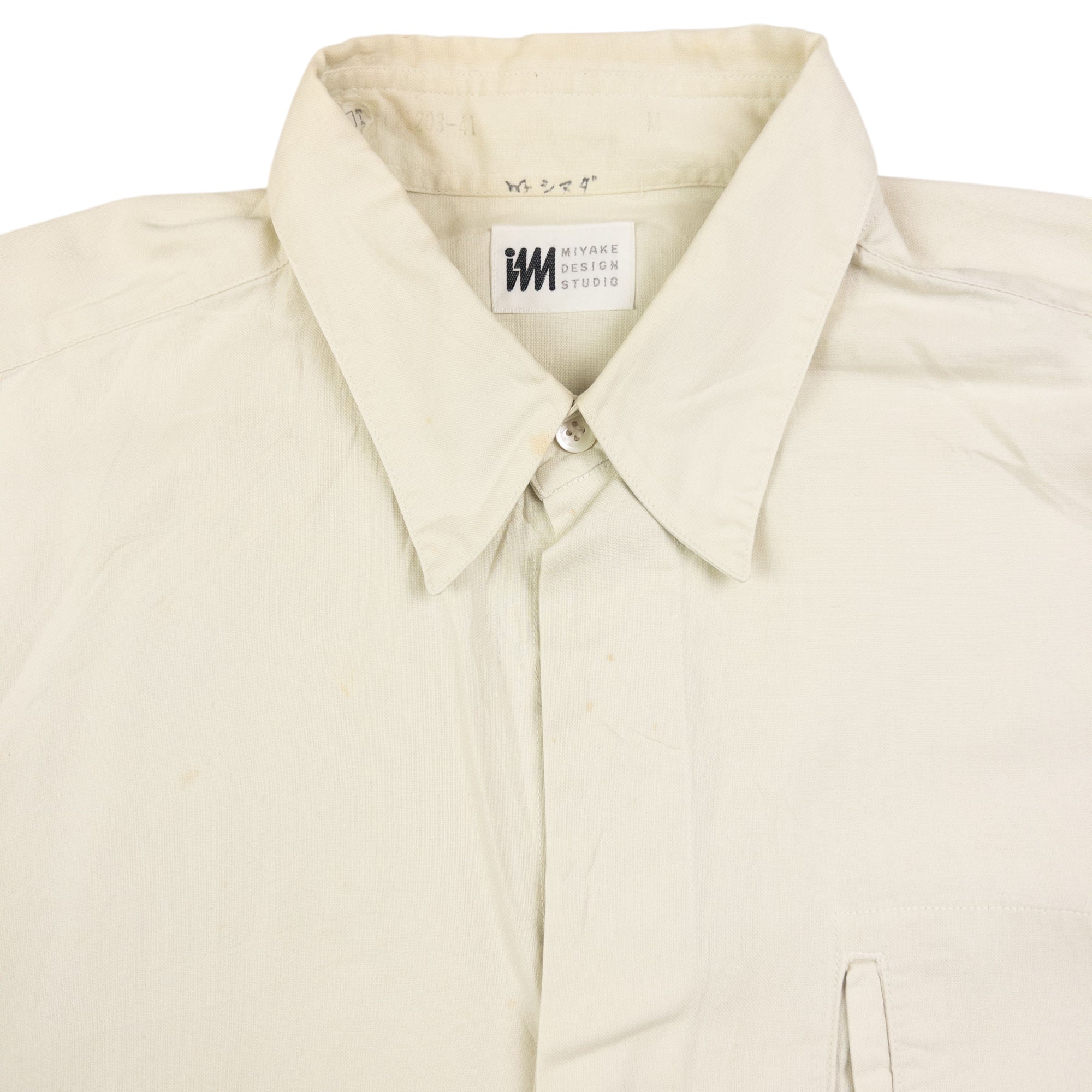 Vintage Issey Miyake Long Sleeve Button Up Shirt Size M