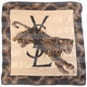 Vintage 90s YSL Yves Saint Laurent Leopard Print Silk Scarf