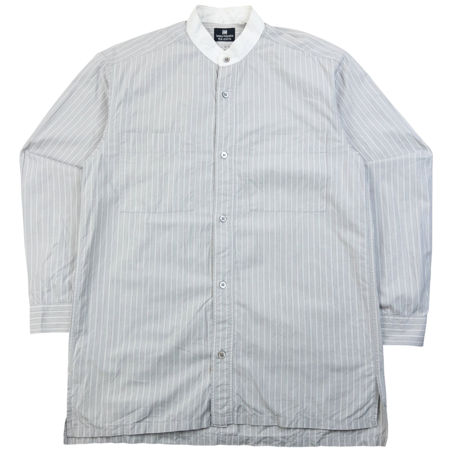 Vintage 2000s Issey Miyake Striped Long Sleeve Button Up Shirt Size S