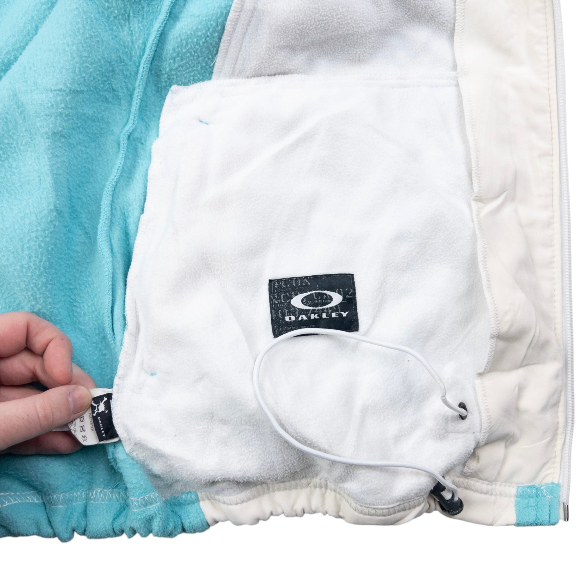 Vintage Oakley Zip Up Fleece Jacket Size M