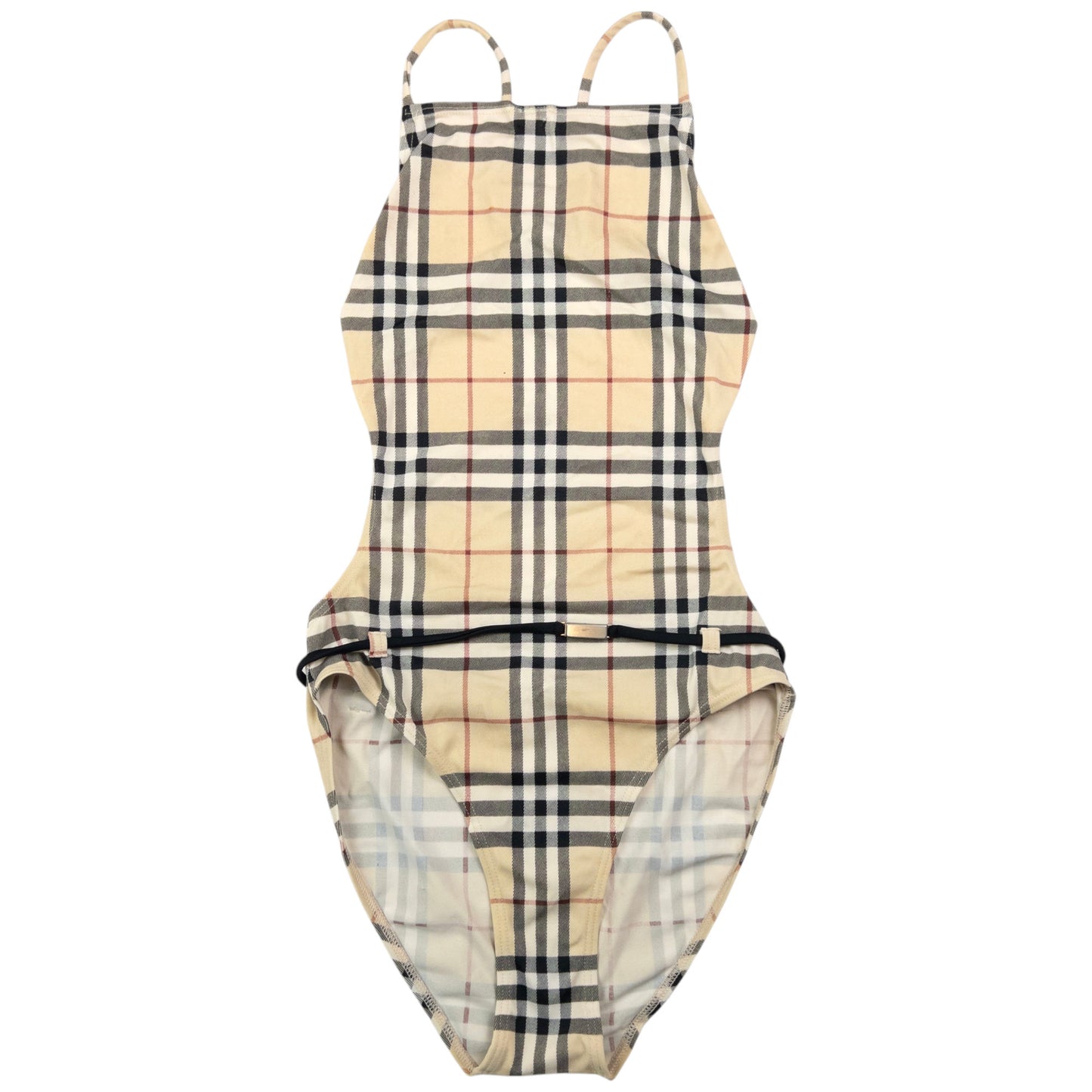 Vintage Burberry Nova Check Swimming Costume Womens Size L