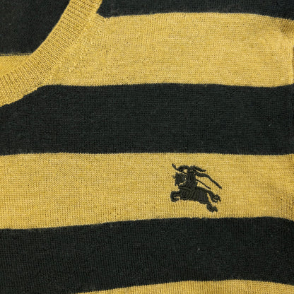 Vintage Burberry Brit Striped Wool Jumper Size XS