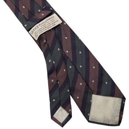 Vintage Gucci Striped Silk Tie