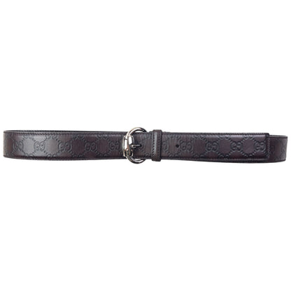Vintage 2000s Gucci Embossed Monogram Leather Belt Size L
