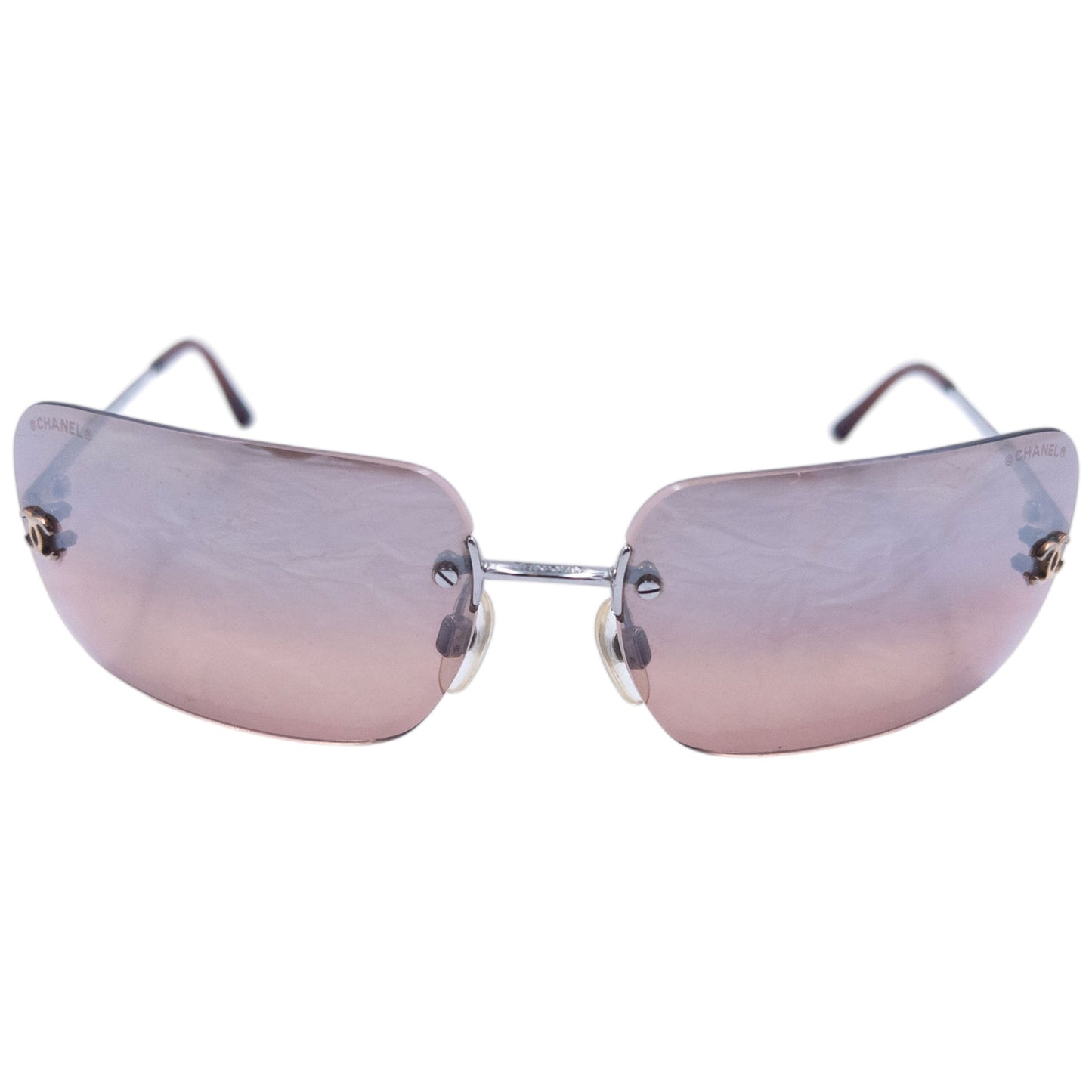 Vintage 2000s Chanel Rimless Sunglasses