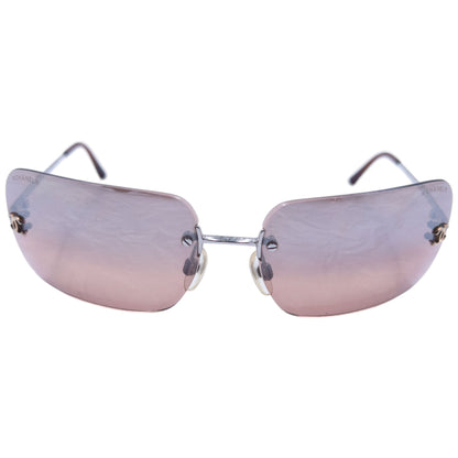 Vintage 2000s Chanel Rimless Sunglasses