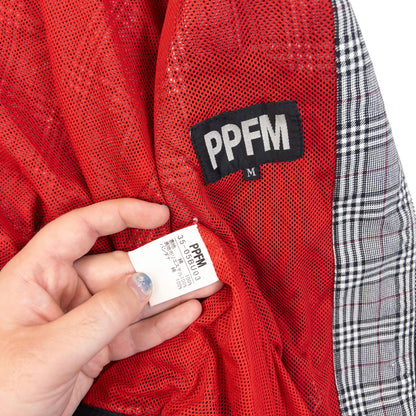 Vintage 2000s PPFM Checkered Multi Zip Jacket Womens Size S
