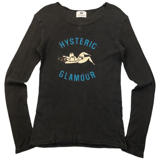 Vintage 2000s Hysteric Glamour Graphic Long Sleeve T Shirt Womens Size M