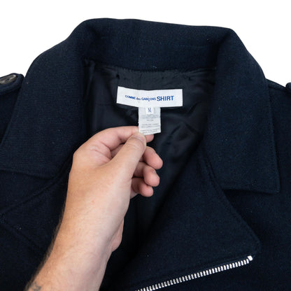Vintage Comme Des Garçons SHIRT Asymmetric Wool Jacket Size S