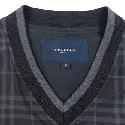 Vintage 2000s Burberry Golf Nova Check Pullover Vest Jacket Size M