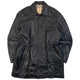 Vintage 2000s Burberry Nova Check Lined Leather Jacket Size L