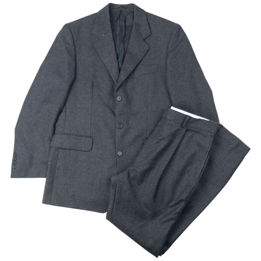 Vintage 90sYSL Yves Saint Laurent Wool Jacket & Trousers Suit Set Size M