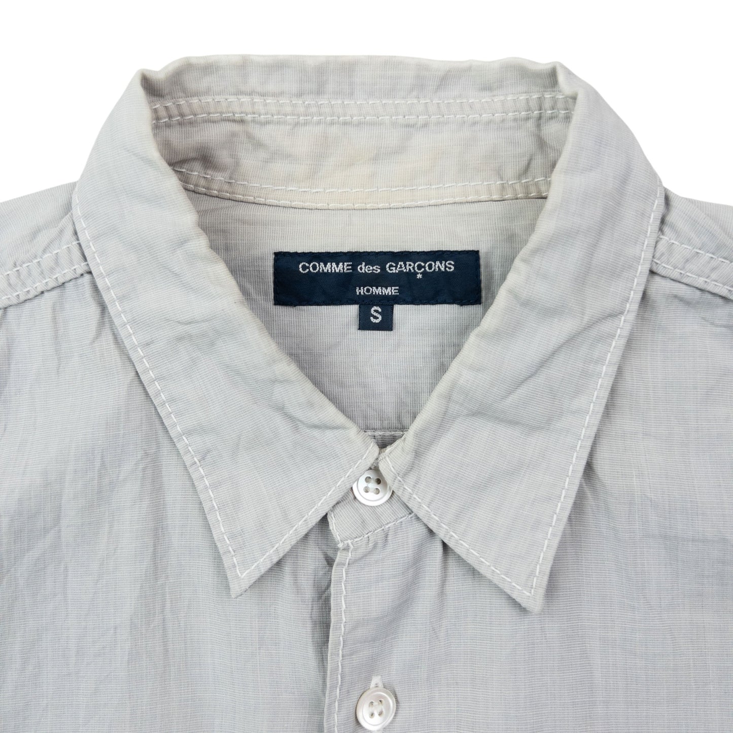 Vintage Comme Des Garçons HOMME Long Sleeve Button Up Shirt Size S