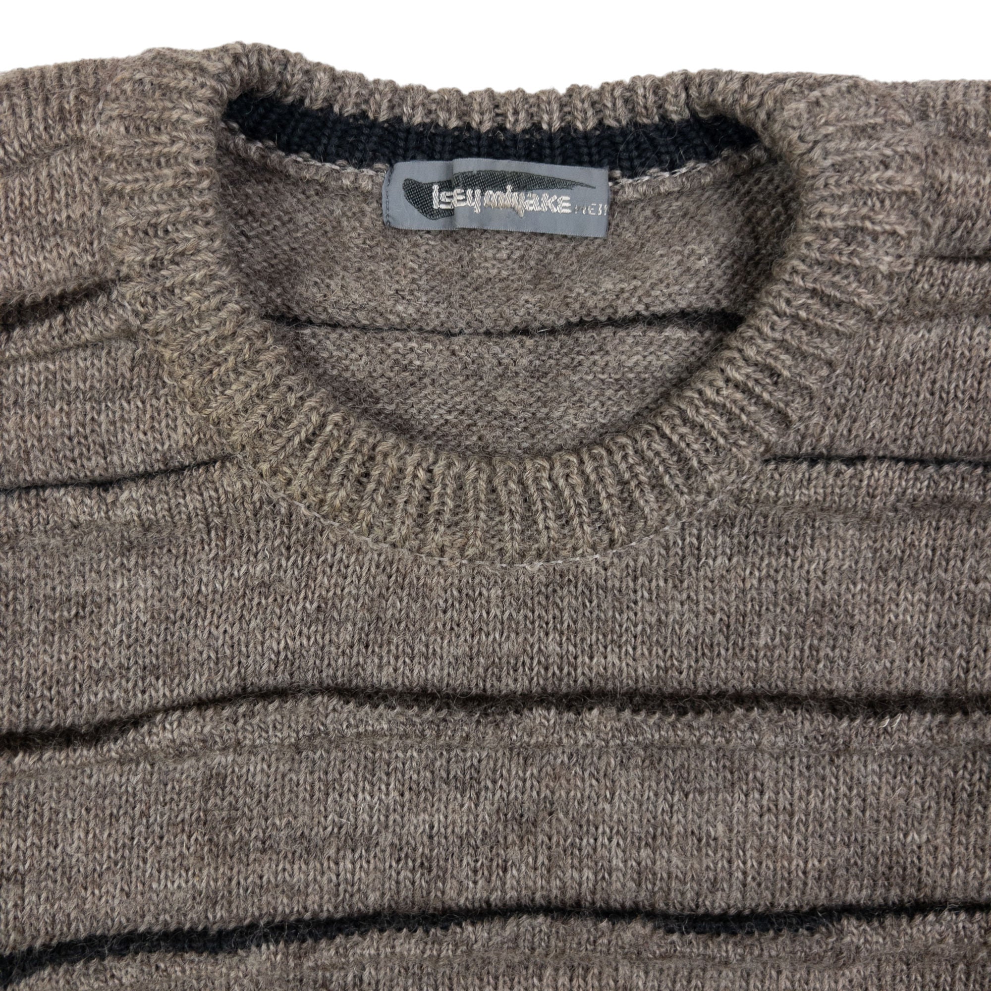 Vintage Issey Miyake Striped Knit Jumper Size L