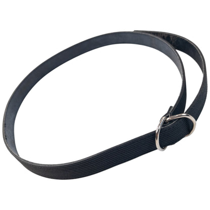 Vintage 90s Comme Des Garçons Ribbed Leather Belt Size M