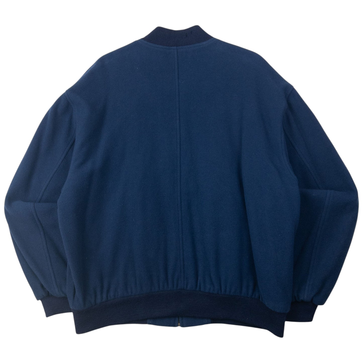 Vintage 80s YSL Yves Saint Laurent Cashmere Bomber Jacket Size XL