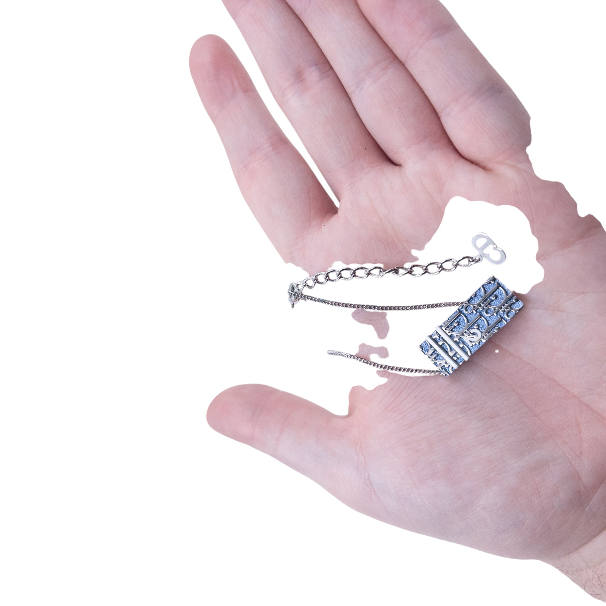 Vintage Dior Monogram Number Necklace