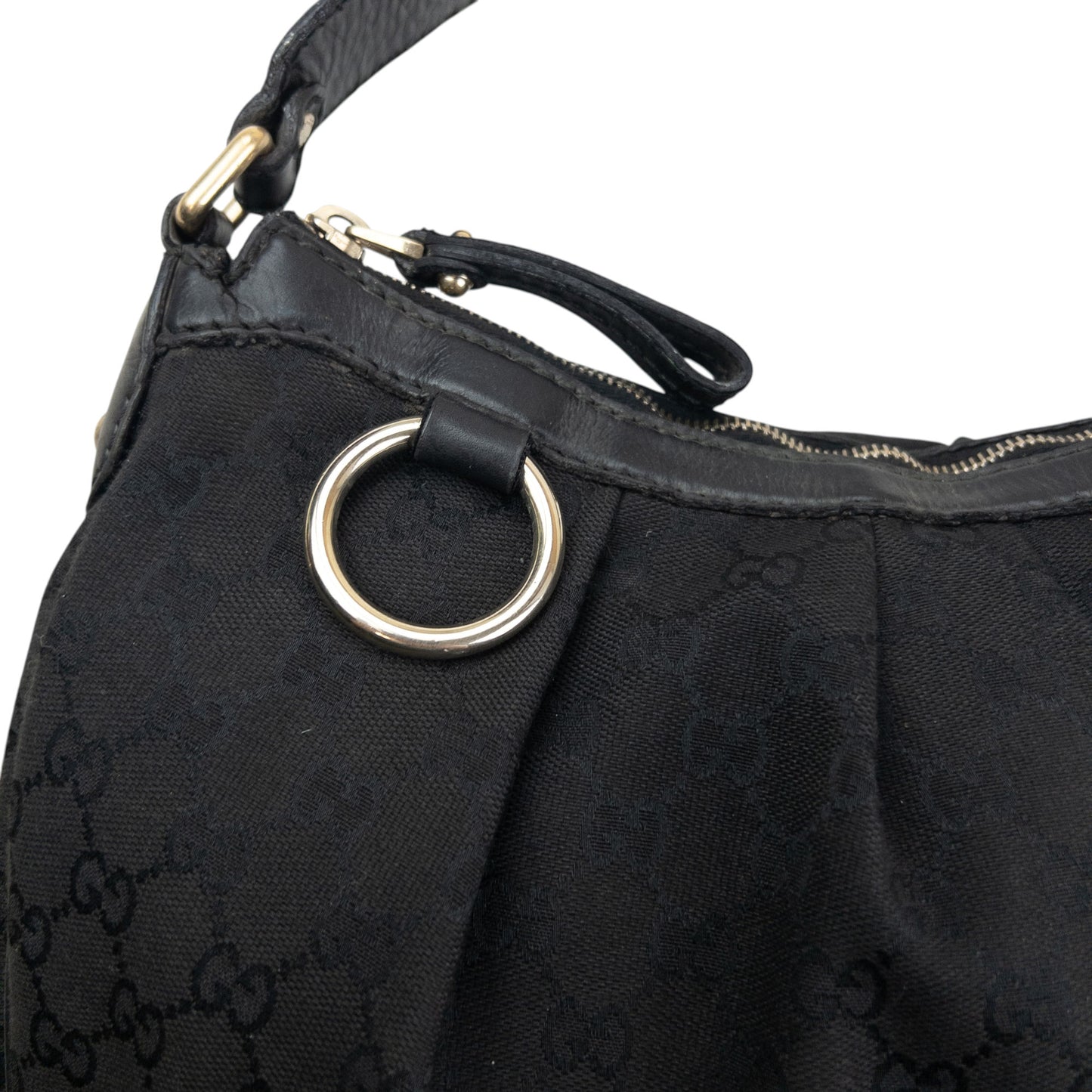 Vintage 2000s Gucci Hobo Monogram Shoulder Bag