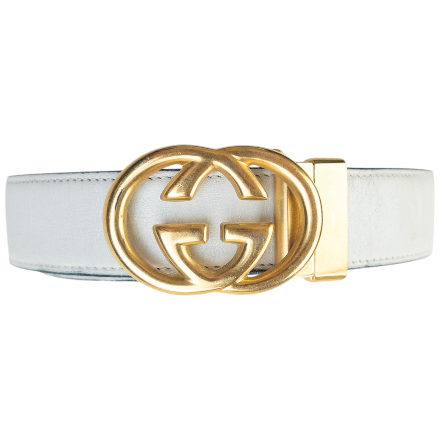 Vintage 80s Gucci Leather Belt Size W28