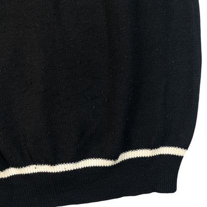 Vintage 90s Balenciaga Golf Button Up Sweater Vest Womens Size M