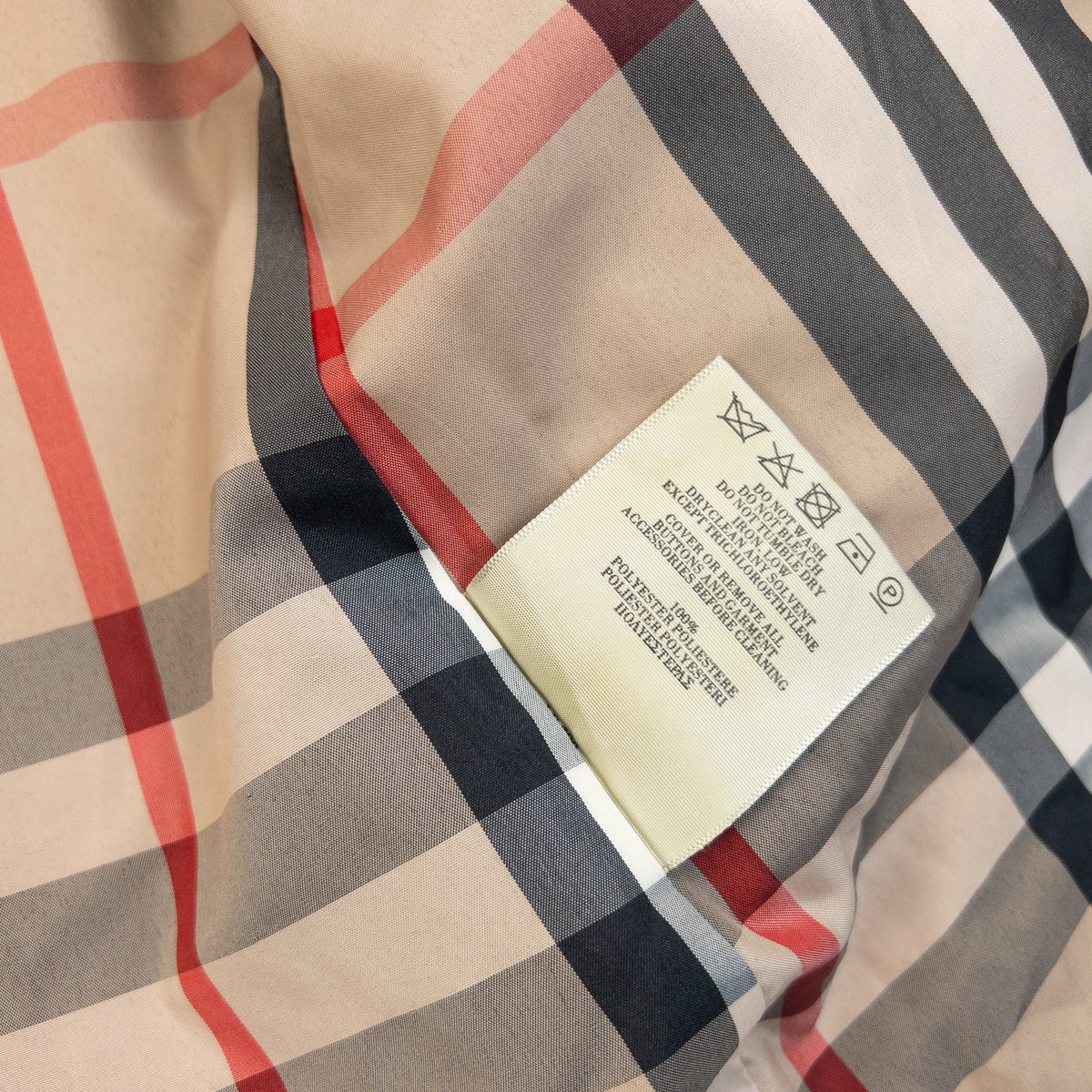 Vintage Burberry Nova Check Lined Jacket Womens Size XL