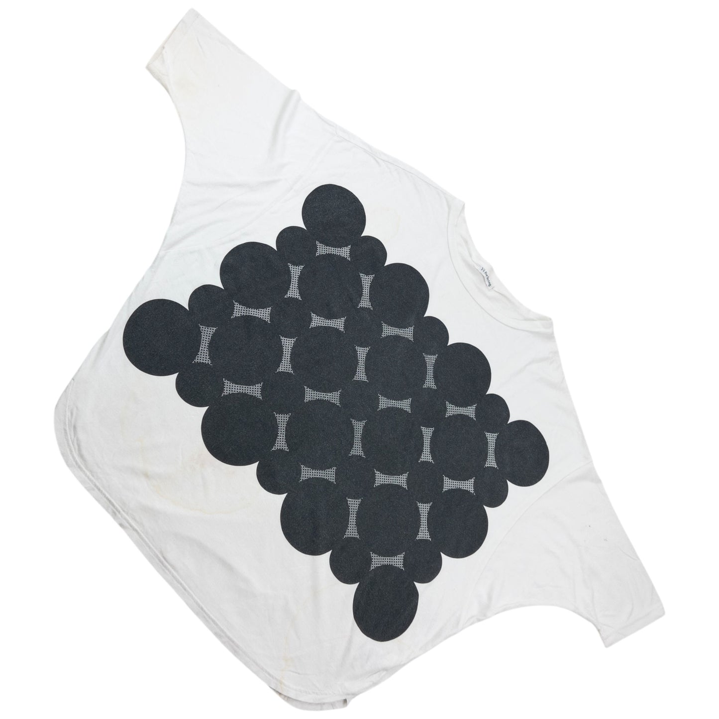 Vintage 90s Yohji Yamamoto Wide Graphic T Shirt Size XL