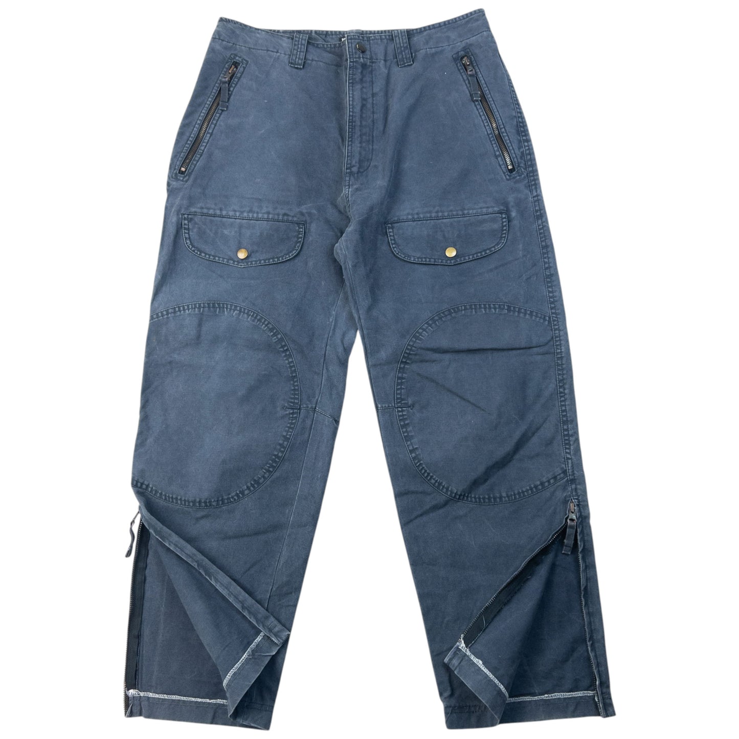 Vintage 2000s Ralph Lauren Polo Jeans Zip Cuff Trousers Size W31