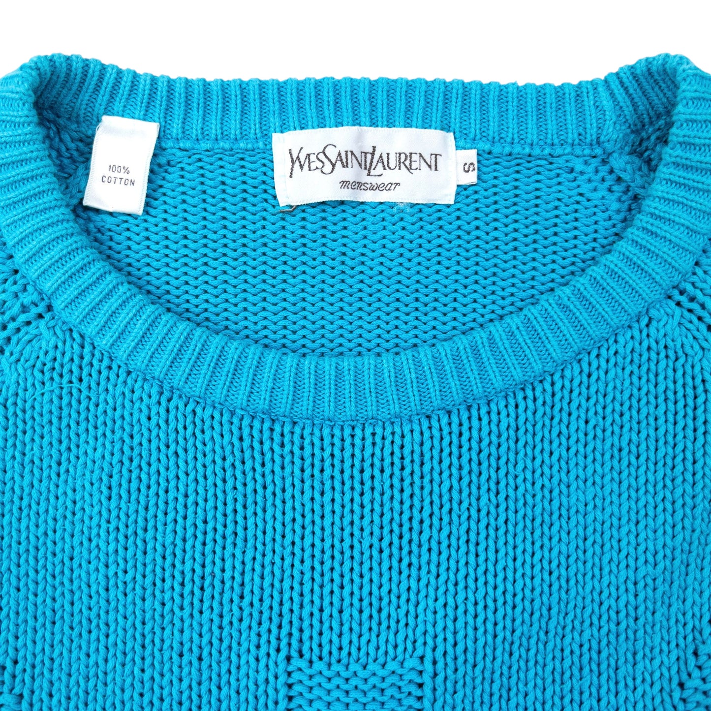 Vintage 90s YSL Yves Saint Laurent Knit Jumper Size M