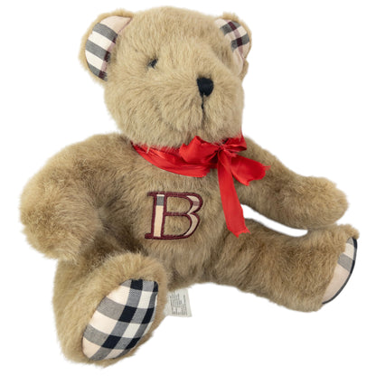 Vintage 2000s Burberry Nova Check Teddy Bear