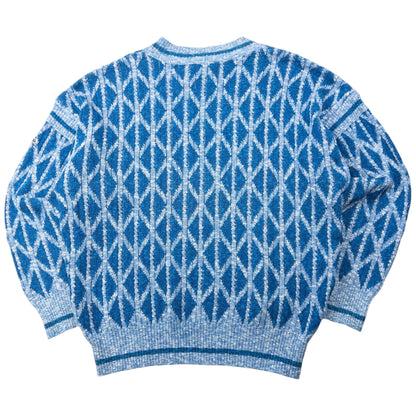 Vintage 80s Hugo Boss Pattern Knit Jumper Size L