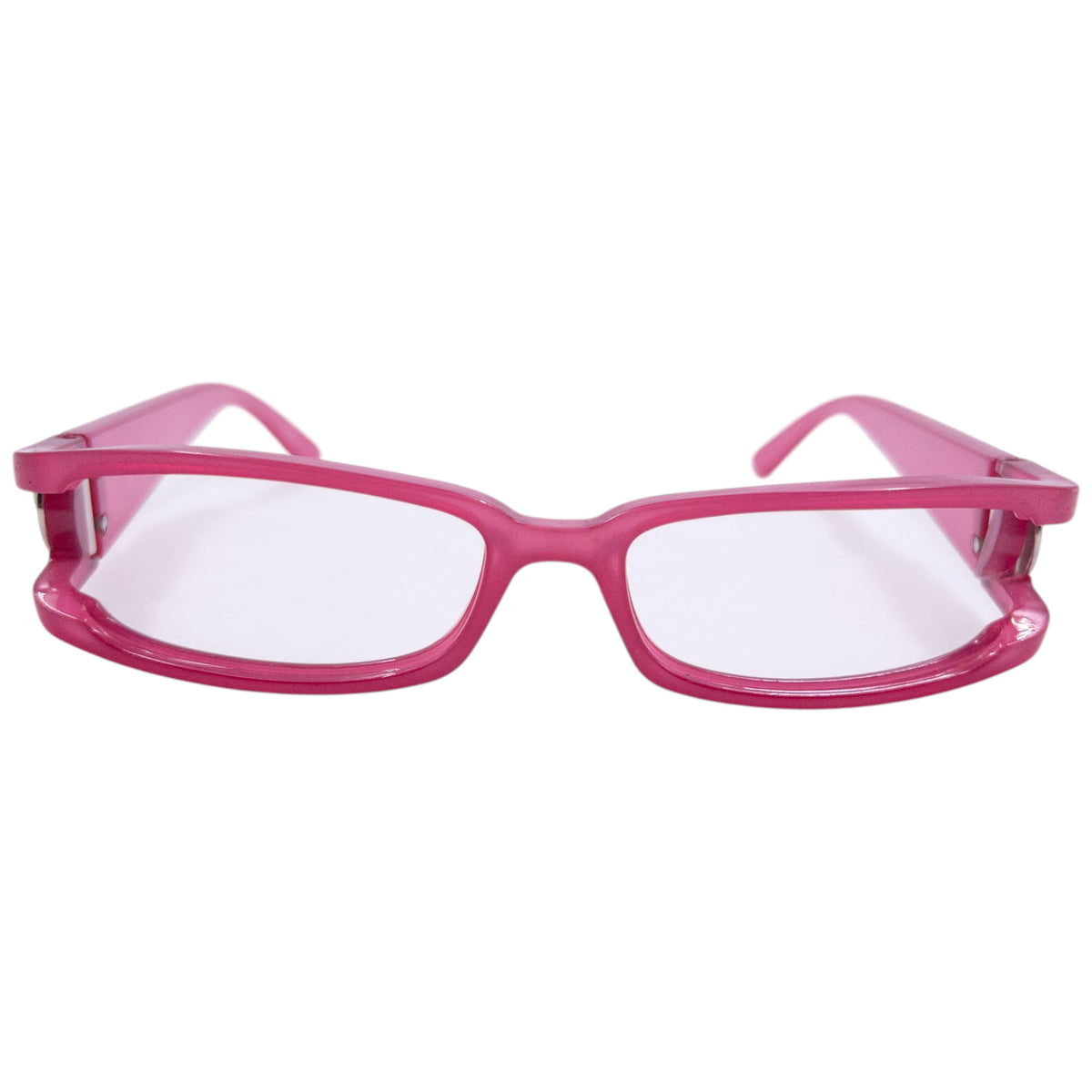 Vintage 2000s Gucci Lensless Glasses Frames in pink, photo 2