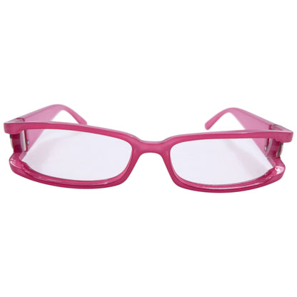 Vintage 2000s Gucci Lensless Glasses Frames in pink, photo 2