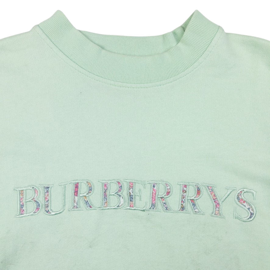 Vintage Burberry Embroidered Sweatshirt Size XS