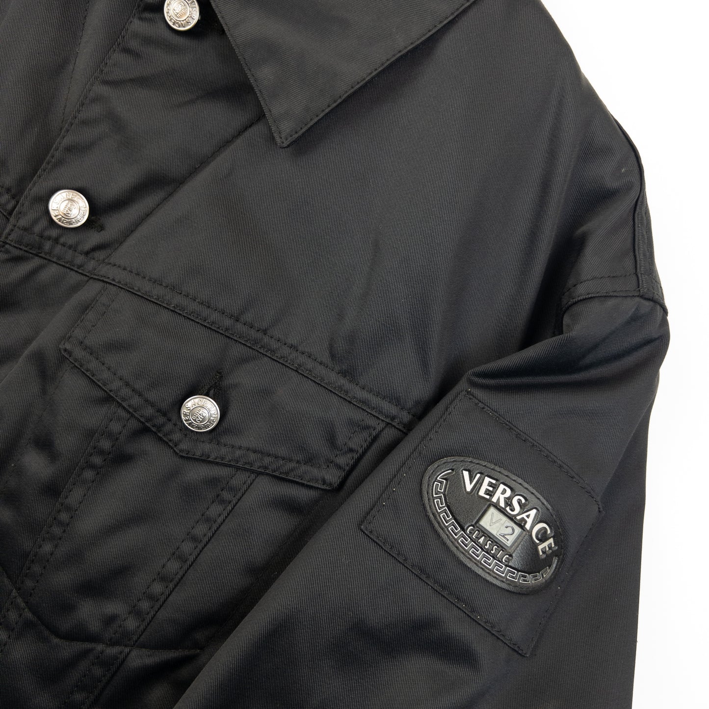 Vintage 2000s Versace Classic V2 Button Up Jacket Size S