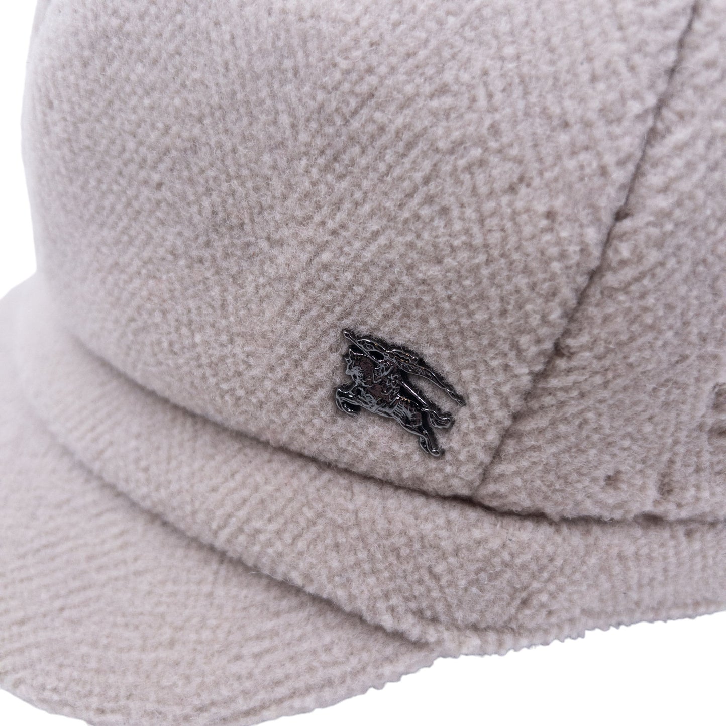 Vintage Burberry Wool Newsboy Hat Size M