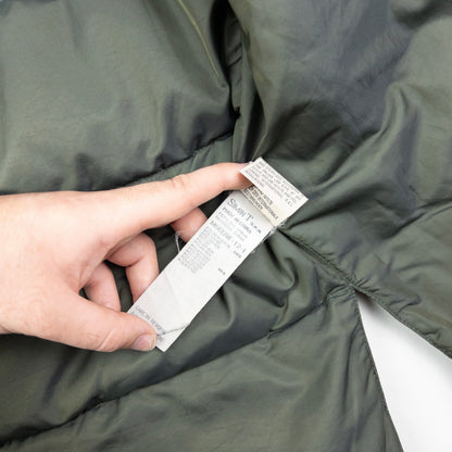 Vintage Armani Jeans Button Up Puffer Jacket Size L