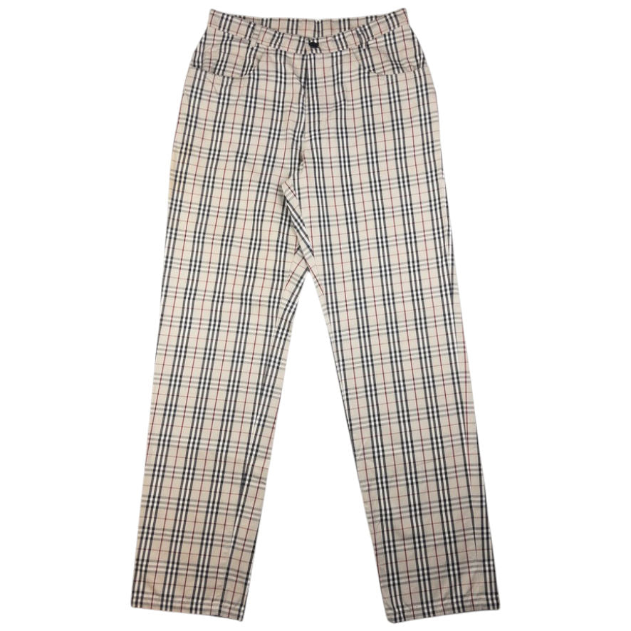 Vintage Burberry Nova Check Trousers Size W31