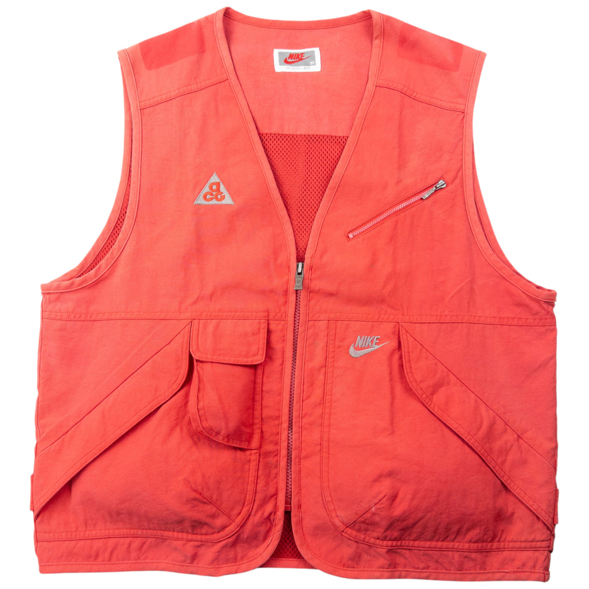 Vintage 90s Nike ACG Cargo Vest Gilet Size S | Second Wave Vintage 