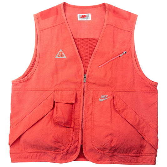 Vintage 90s Nike ACG Cargo Vest Gilet Size S