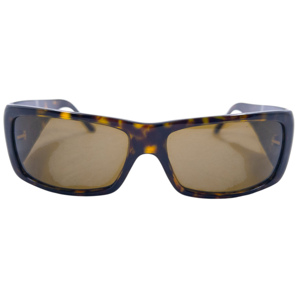 Vintage 2000s Prada Tortoise Shell Crest Sunglasses