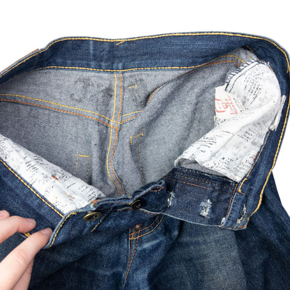 Vintage RMC Red Monkey Company Embroidered Japanese Denim Jeans Size W33