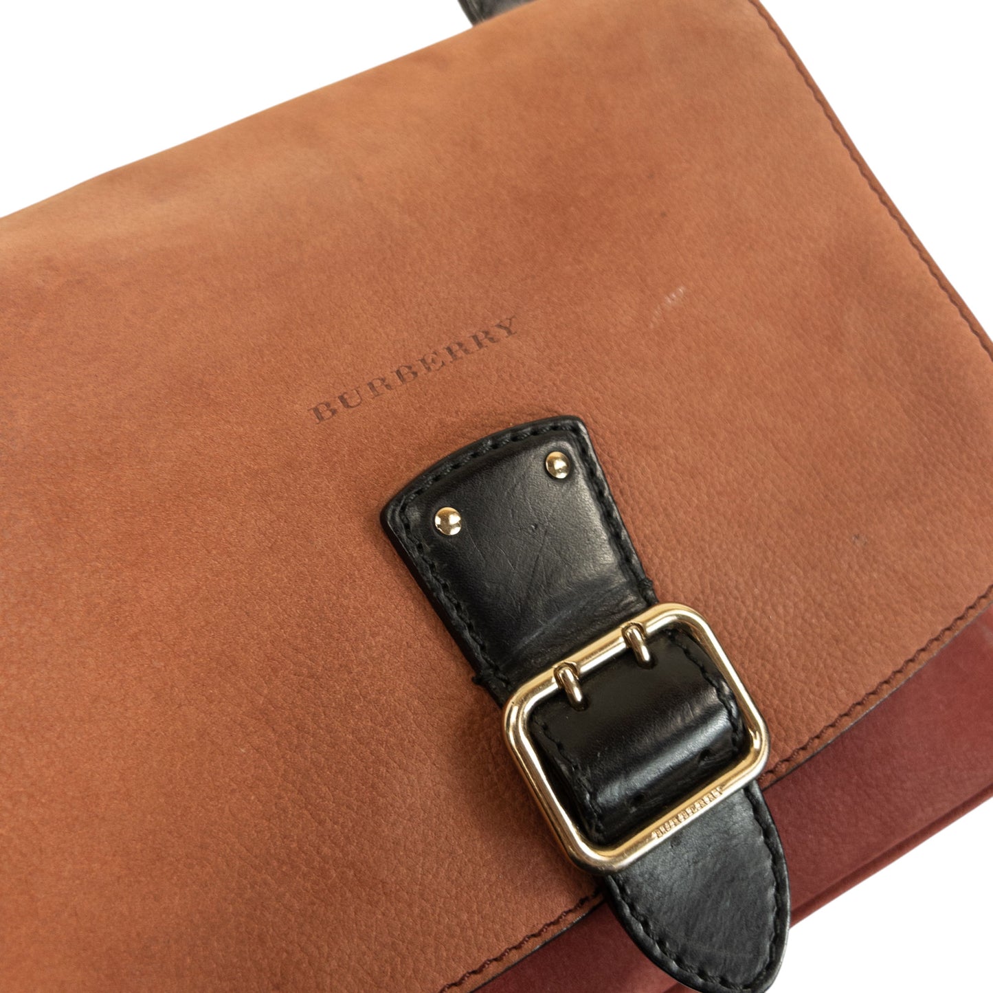 Vintage 2000s Burberry Leather Crossbody Bag